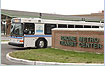 Bus in front of Racine Transit Depo